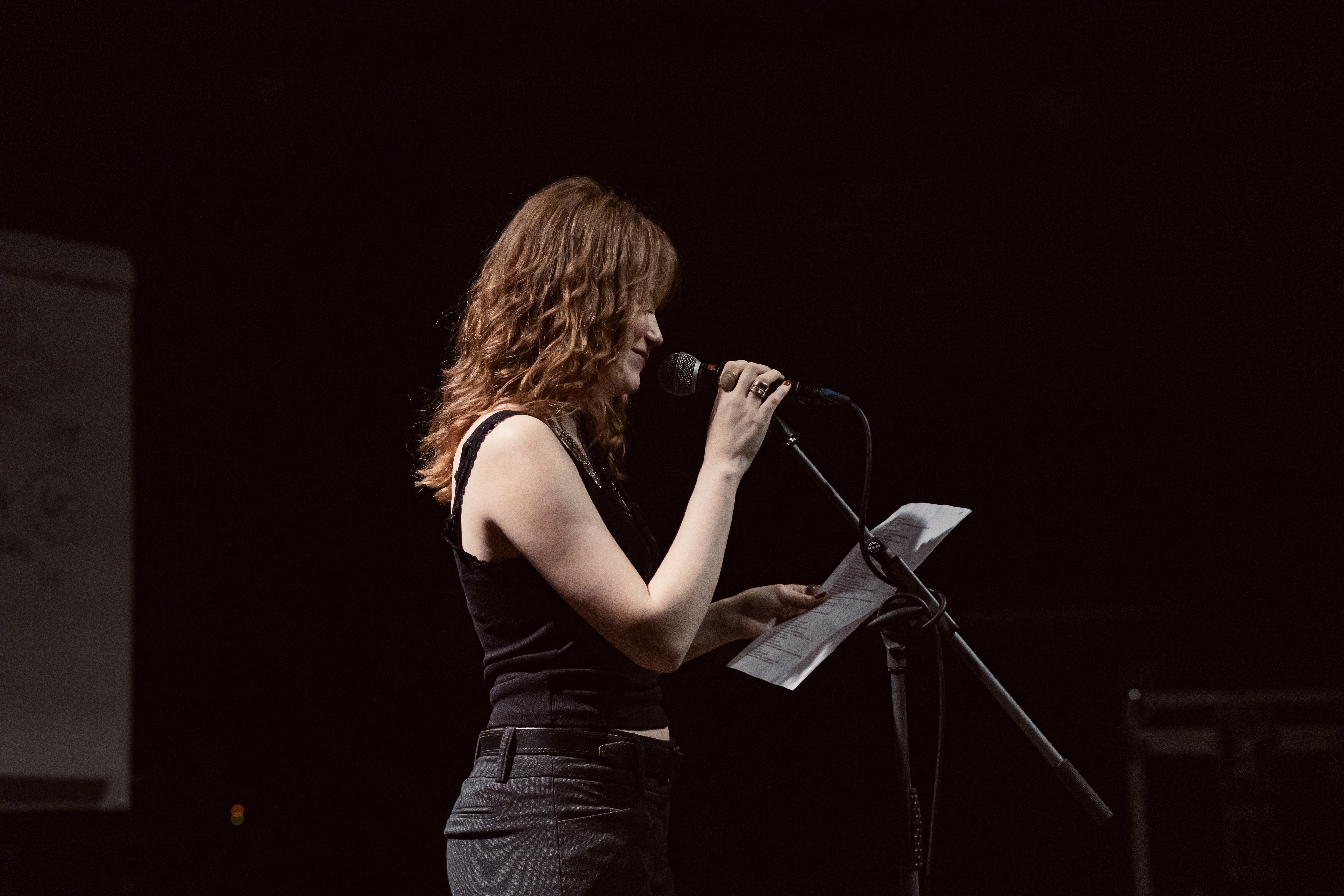 Caro Leukroth beim Poetry Slam, 2022
